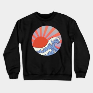 beach summer sun Crewneck Sweatshirt